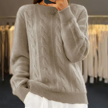 Vintage inspired semi turtleneck sweater Libby