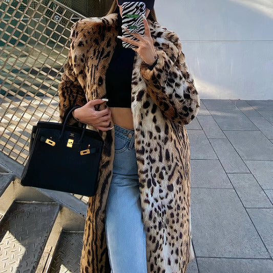 Fashionable tiger print coat for women Lizzy