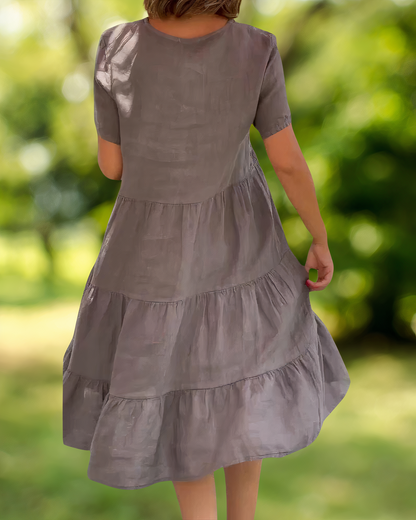 cotton-linen dress