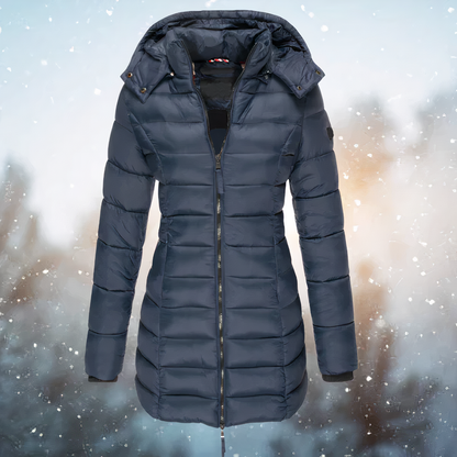 Elegant winter coat in slim fit Celes