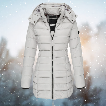 Elegant winter coat in slim fit Celes