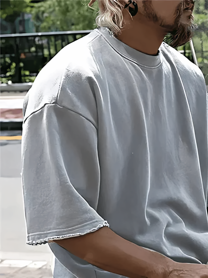 Comfortable loose-fitting sports set in plain colors Macon