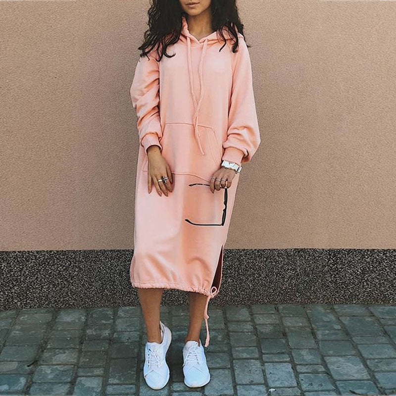 Stylish hooded dress Madelyn