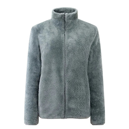 Cozy zip up jacket with comfortable fit Maud