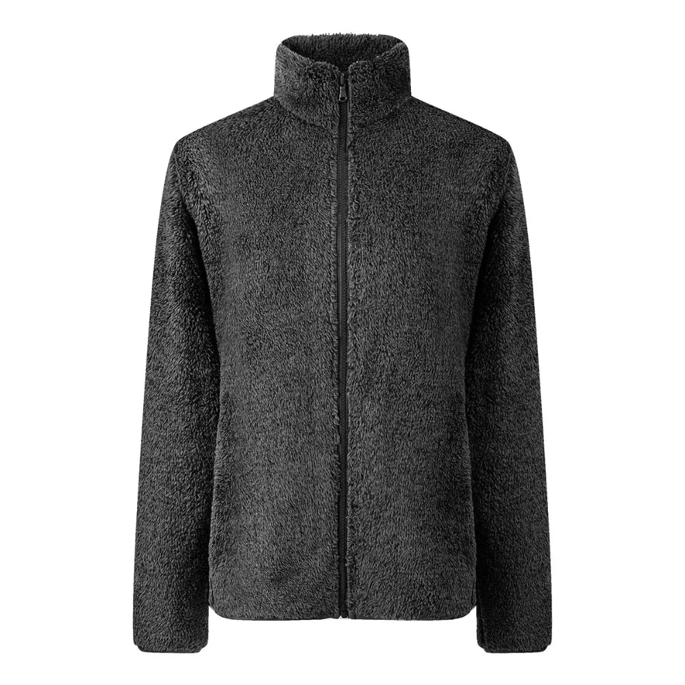 Cozy zip up jacket with comfortable fit Maud