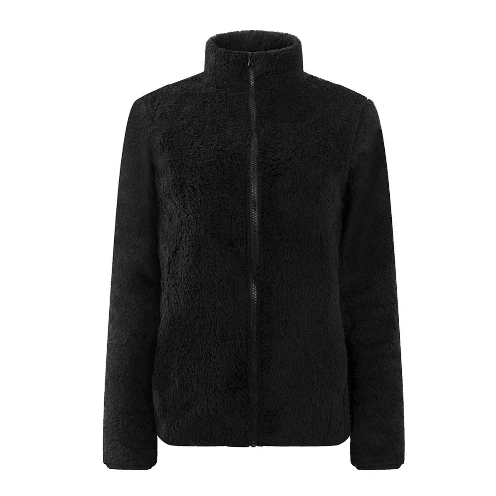 Cozy zip up jacket with comfortable fit Maud