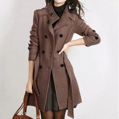 Elegant women's winter trench coat Tanja