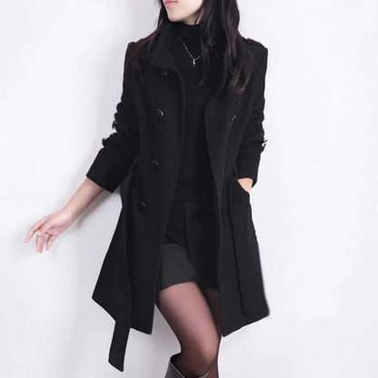 Elegant women's winter trench coat Tanja