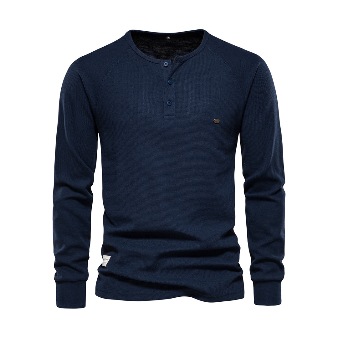 Comfortable men's long-sleeved shirt Ingo