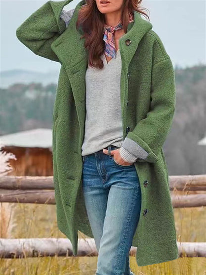 Wool winter coat for women Heida