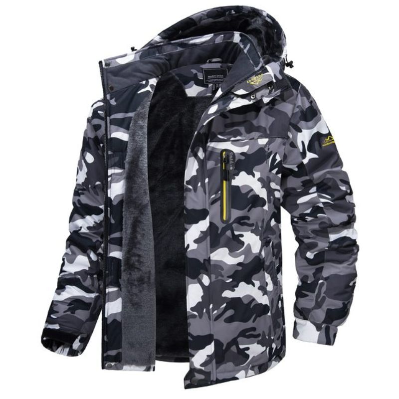 Karlo men's winter jacket with waterproof function