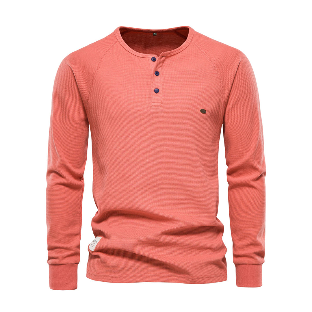 Comfortable men's long-sleeved shirt Ingo