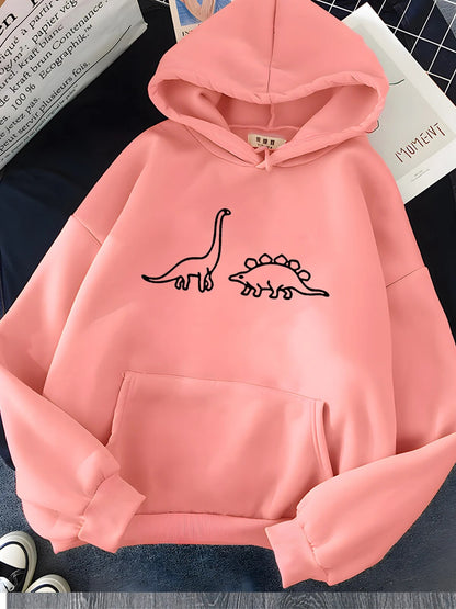 Dinosaur Print Hoodie Penelope