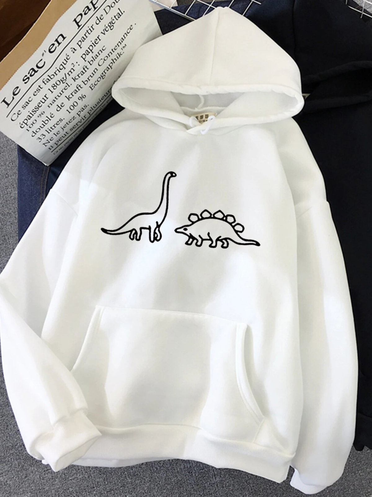 Dinosaur Print Hoodie Penelope