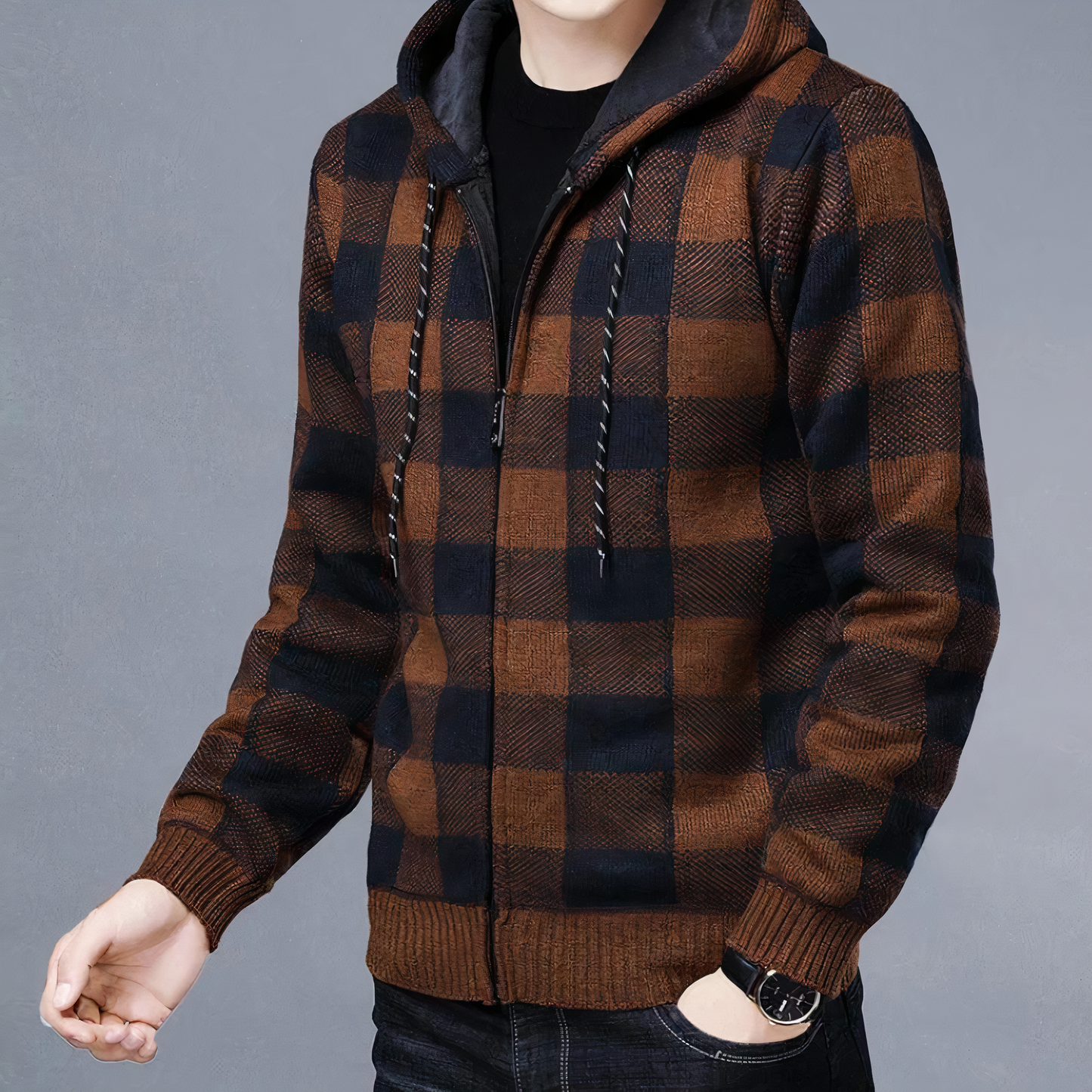 Checkered Hoodie Rafael 