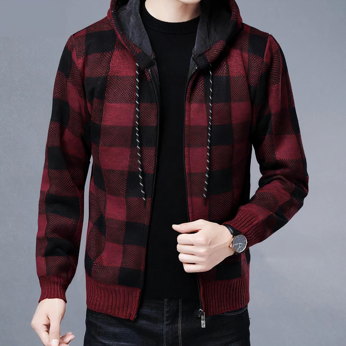 Checkered Hoodie Rafael 