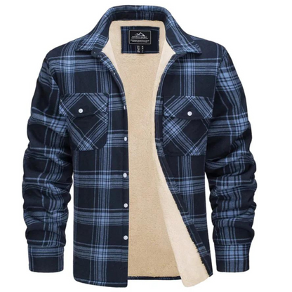 Evans Fleece-Lined Check Jacket