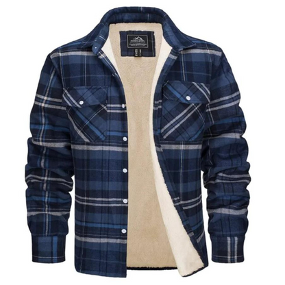 Evans Fleece-Lined Check Jacket