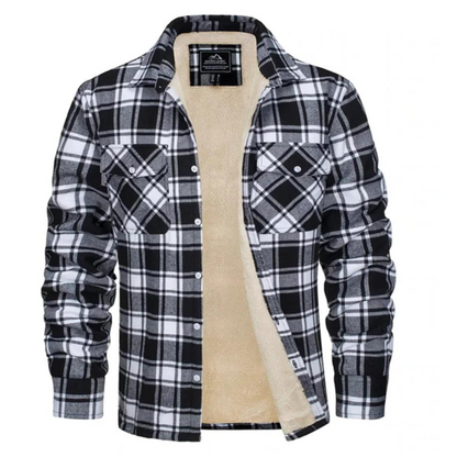 Evans Fleece-Lined Check Jacket