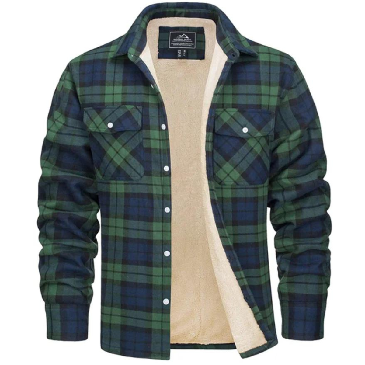 Evans Fleece-Lined Check Jacket