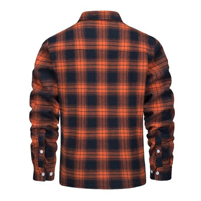 Evans Fleece-Lined Check Jacket