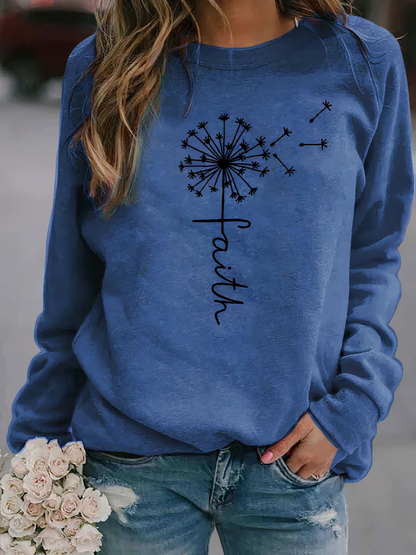 Graphic sweatshirt in modern style Ryla