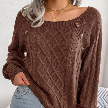 Elegant women's knitted sweater Adelinda