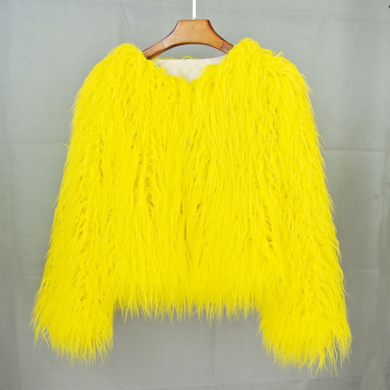 Fashionable fox fur coat for women Martina 