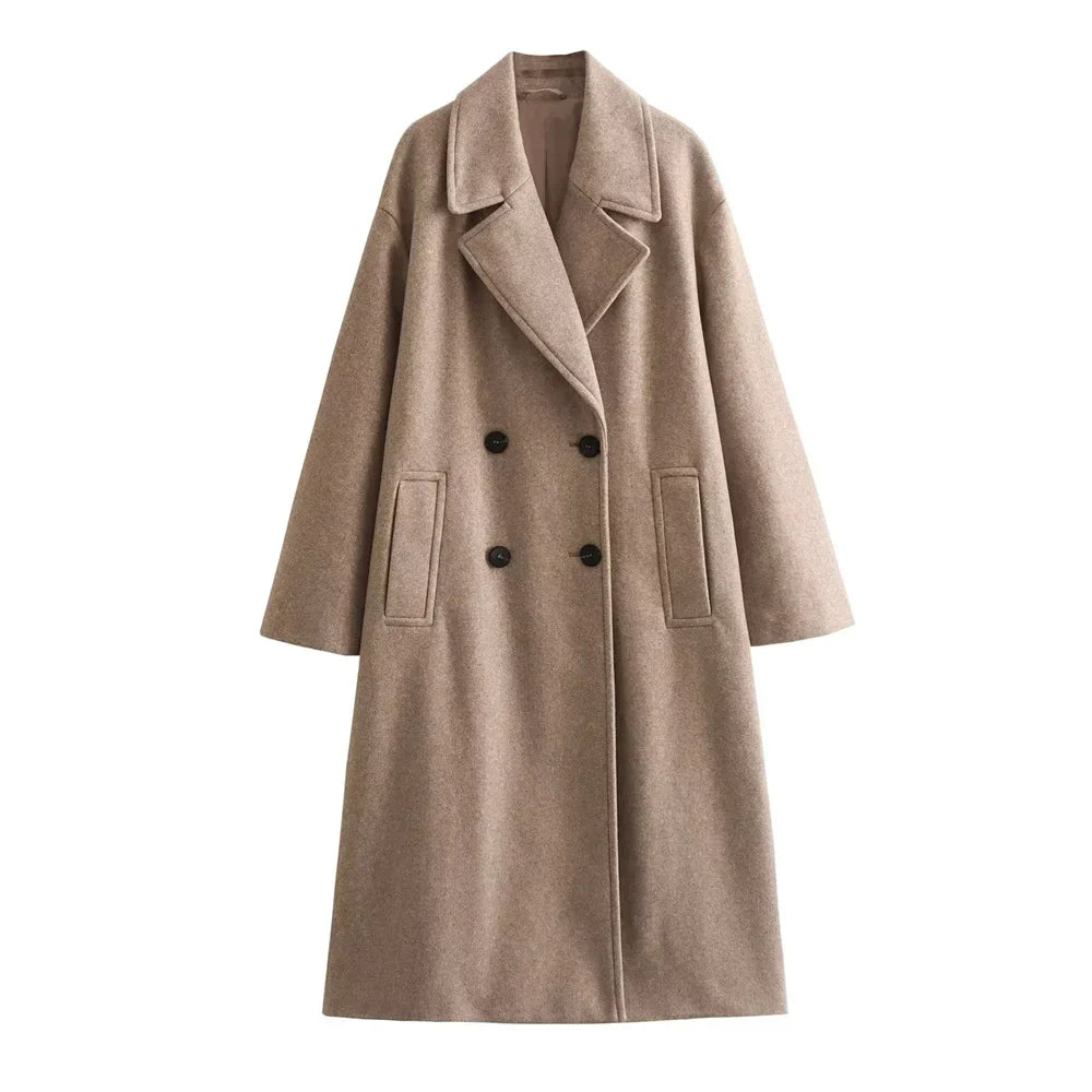 Elegant long winter coat for women Wileen