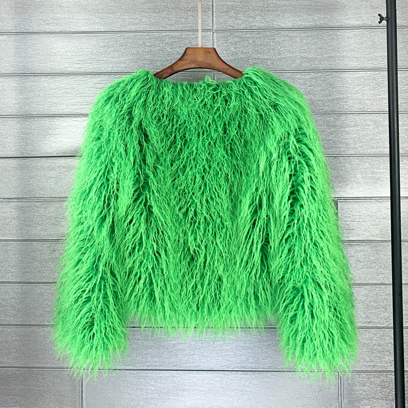 Fashionable fox fur coat for women Martina 