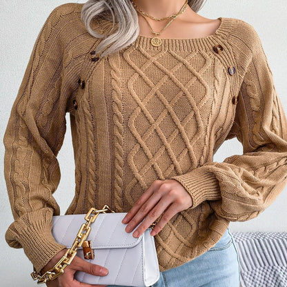 Elegant women's knitted sweater Adelinda