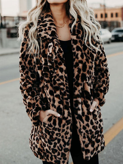 leopard fur coat Jonet