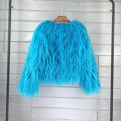 Fashionable fox fur coat for women Martina 