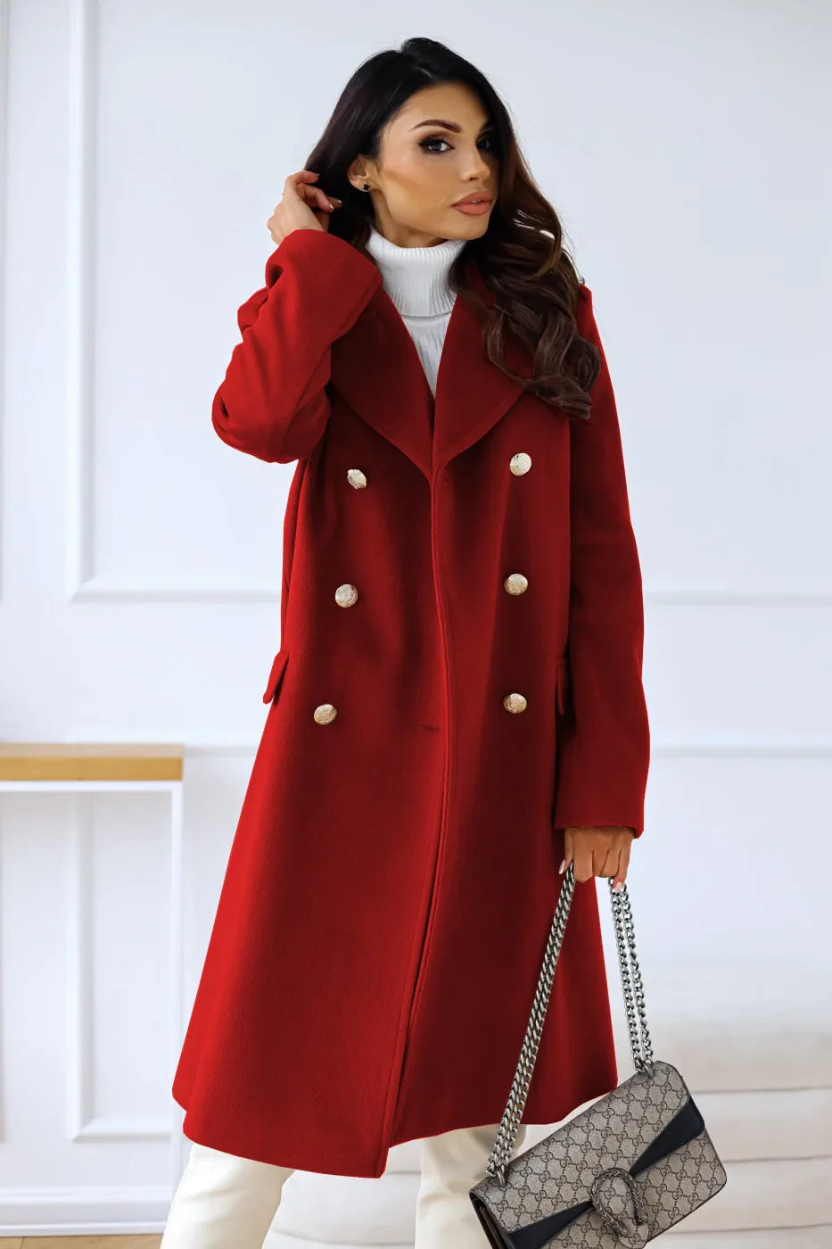 Elegant women's trench coat for winter Elbe