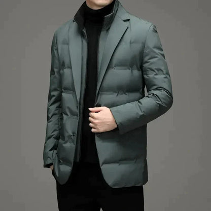 Faux 2 in 1 Warm Jacket for Men Sander