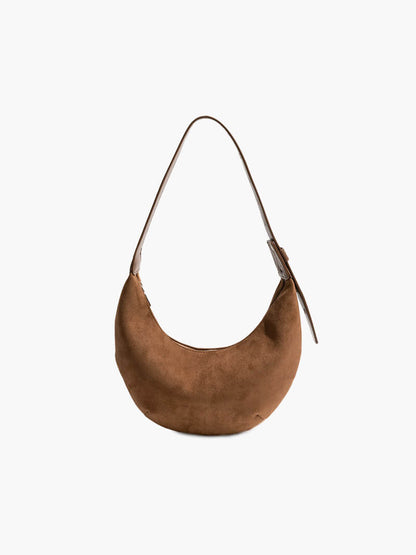 Lydia half moon faux leather bag