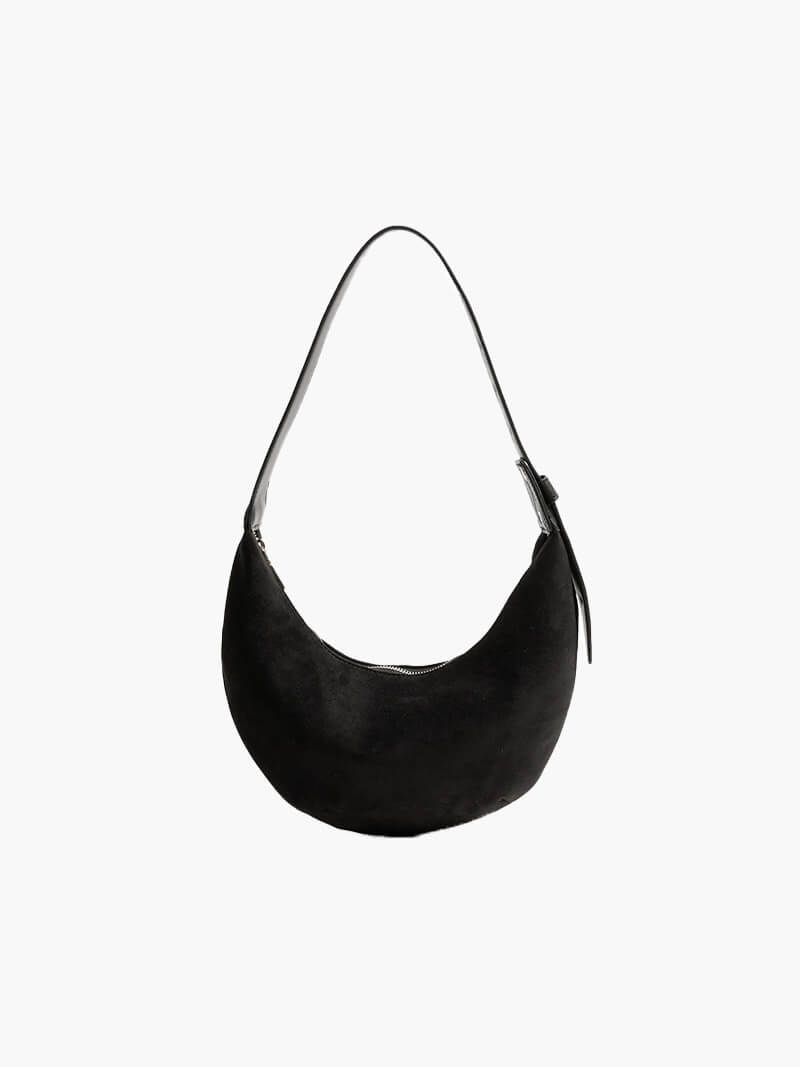 Lydia half moon faux leather bag