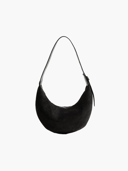 Lydia half moon faux leather bag