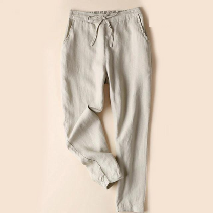 women's cotton-linen pants