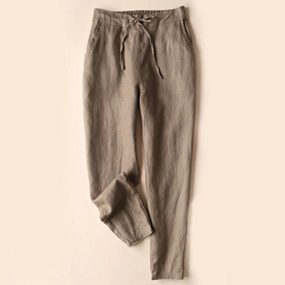 women's cotton-linen pants