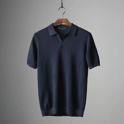 V-neck polo shirt for men Stefan