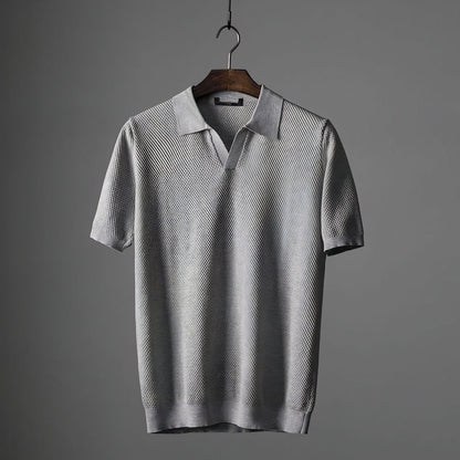 V-neck polo shirt for men Stefan