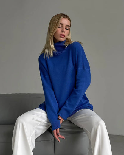 Turtleneck sweater with side openings Sutton