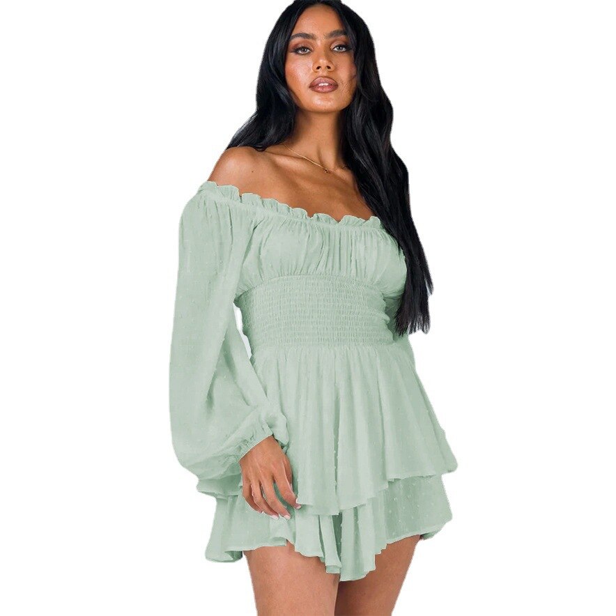 Ruffle Off Shoulder Dress Haven