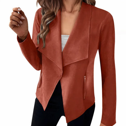 Suede jacket for women Saskia