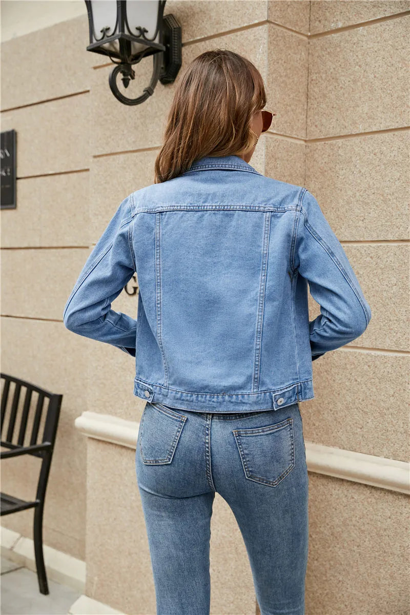 Trendy denim summer jacket Aubri