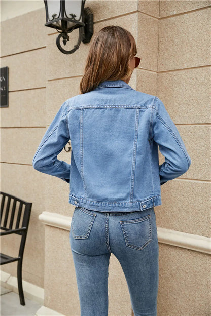 Trendy denim summer jacket Aubri