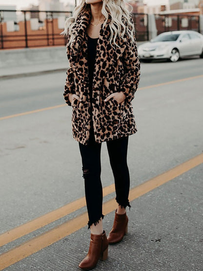 leopard fur coat Jonet