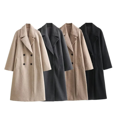 Elegant long winter coat for women Wileen