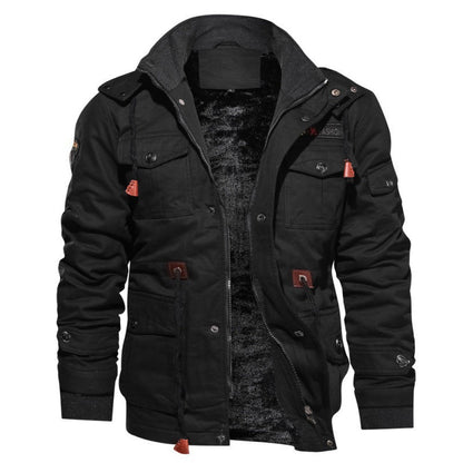 Corbin winter jacket with fleece lining for men